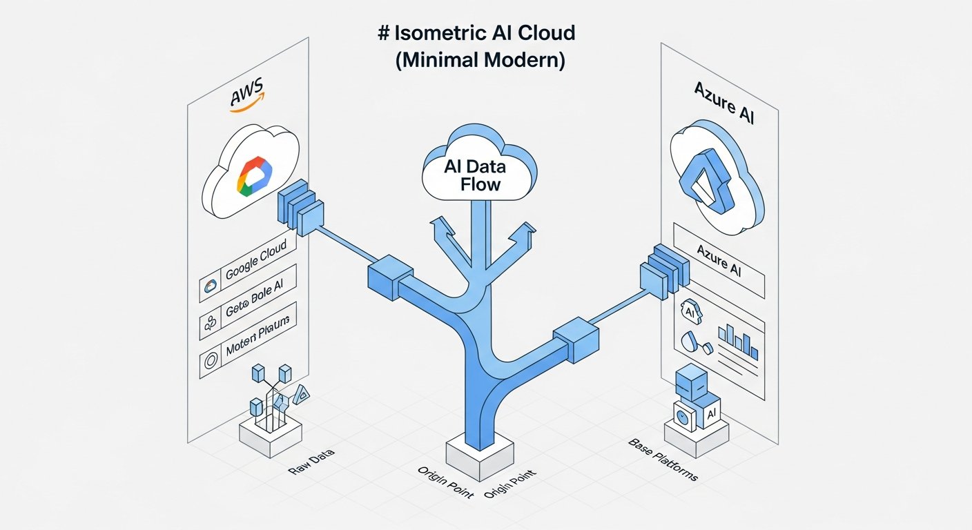 aws vs google cloud vs azure ai - infographic 4 illustration