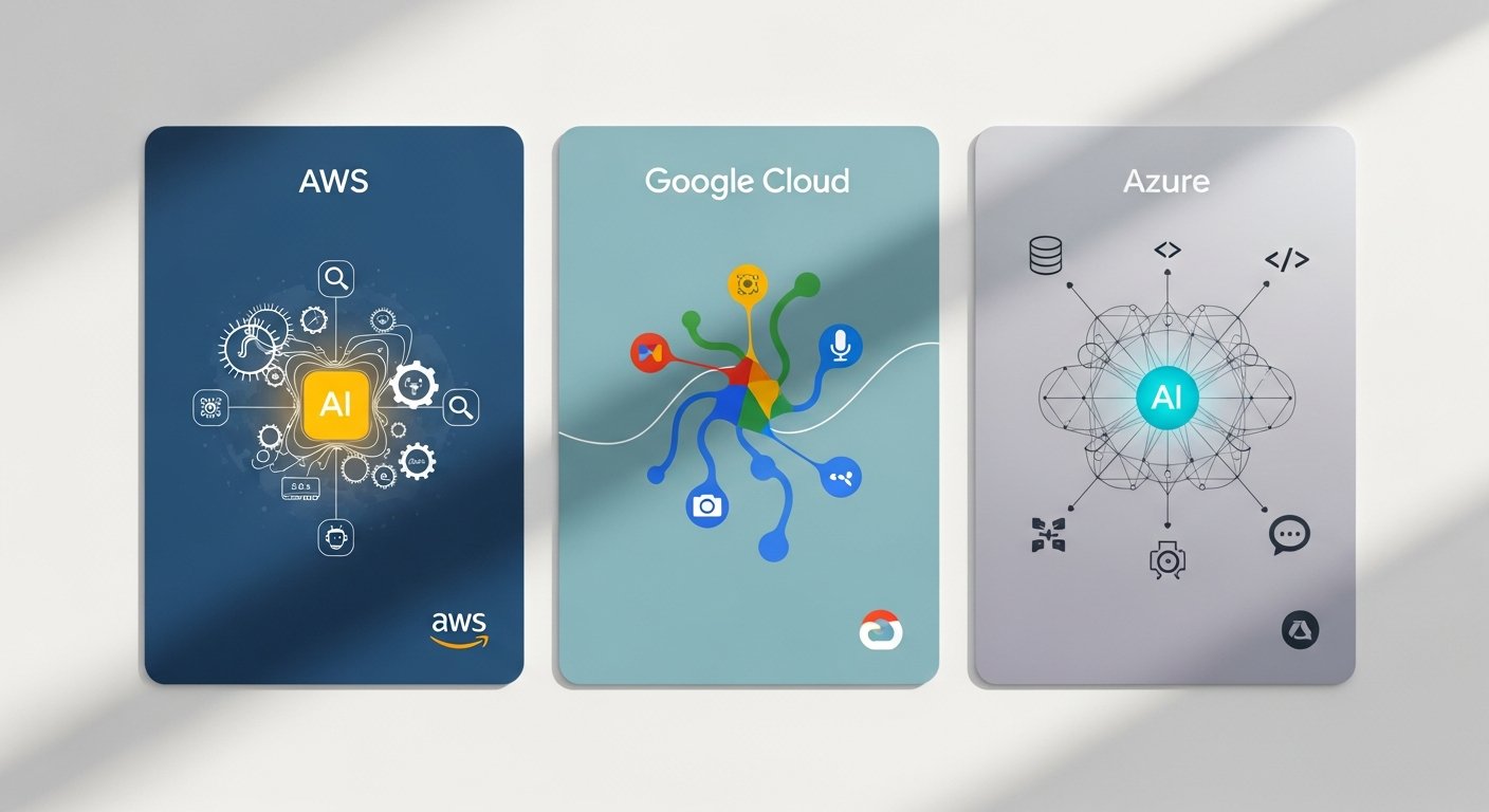 aws vs google cloud vs azure ai - photo 2 illustration