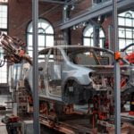 a machine in a factory