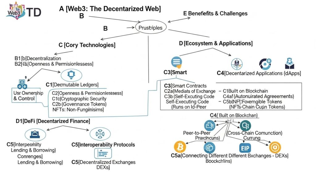 web3 explained &mdash; featured illustration