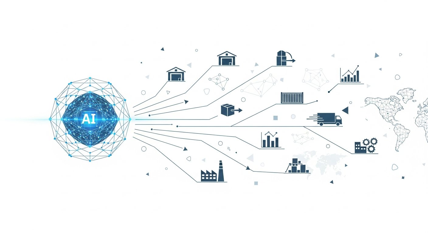 core applications across procurement, forecasting, and distribution — ai in supply chain management